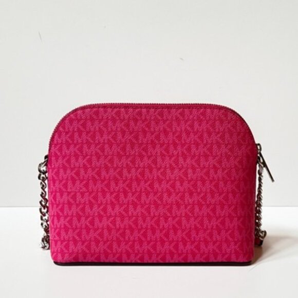 Michael Kors Jet Set Medium Signature Logo Color Block Dome Crossbody Bag NWT - Picture 2 of 5